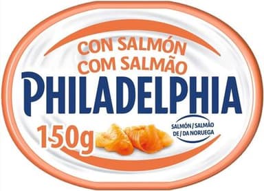 Philadelphia con salmón