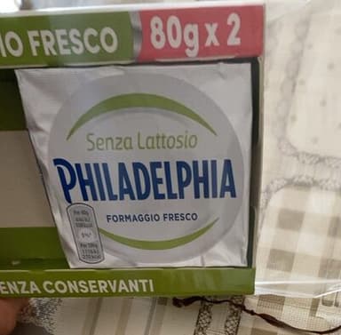 Philadelphia senza lattosio