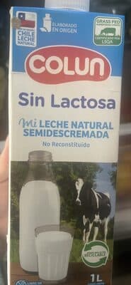 Mi leche natural semidescremada No Reconstituida