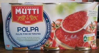Polpa Tomates concassées fines