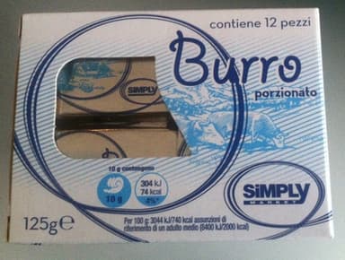Burro porzionato