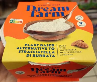 Plant Based Alternative to Stracciatella Di Burrata