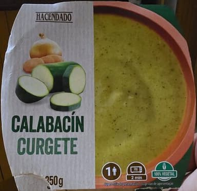 Crema de calabacín