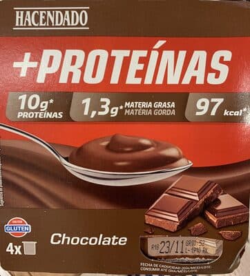 Postre Proteínas Chocolate