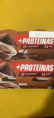 Mousse protéica con sabor a chocolate