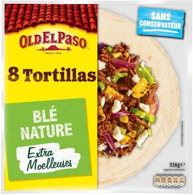 8 Tortillas - Blé nature