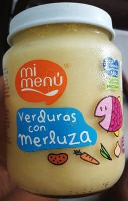 MI MENÚ VERDURAS CON MERLUZA