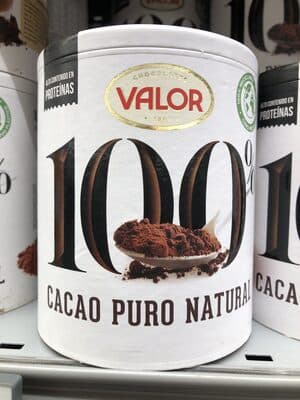 100% cacao puro natural