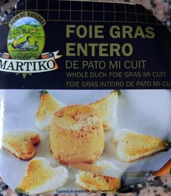 Foie gras entero de pato mi cuit