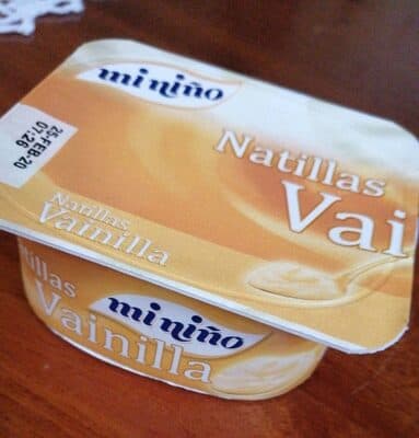 Natillas vainilla