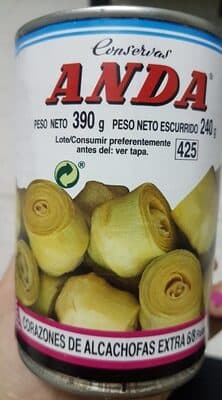 Corazones de alcachofas