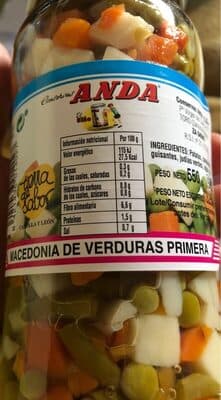 Macedonia de verduras primera