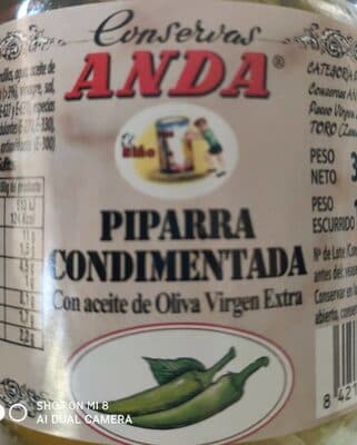 Piparra condimentada