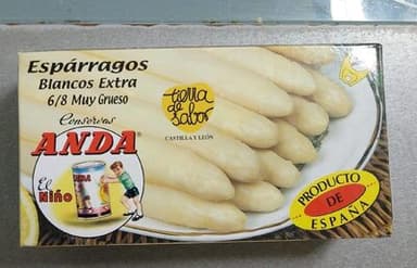 Espárragos blancos extra
