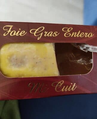 Foie gras entero mi cuit