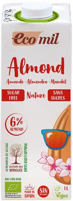 Bebida de almendras natural