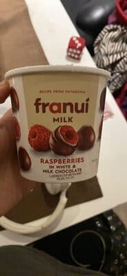 Raspberries in White & Milk Chocolate