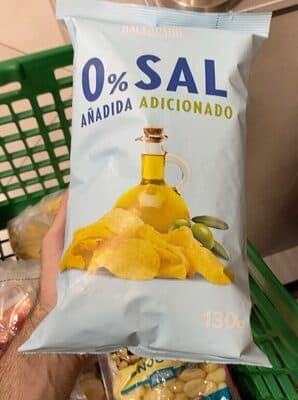 Patatas fritas 0% sal