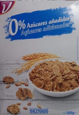 Copos de trigo integral y arroz 0% azúcares añadidos
