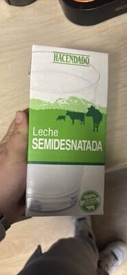Leche semidesnatada