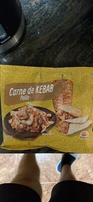 Carne de kebab pollo