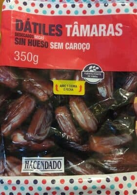 Dátiles desecados sin hueso