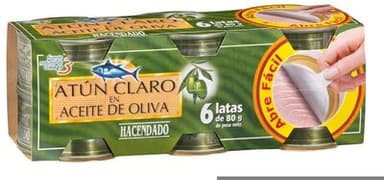 Atún claro en aceite de oliva