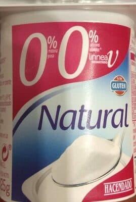 Yogur natural 0%