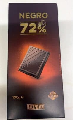 Chocolate negro 72%
