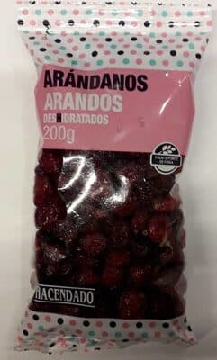 Arándanos deshidratados