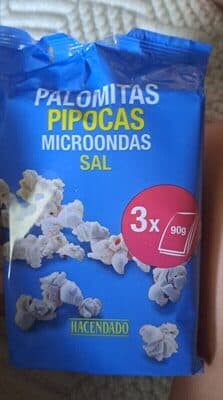 Palomitas Pipocas Microondas Sal