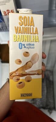 Bebida de soja vainilla 0%
