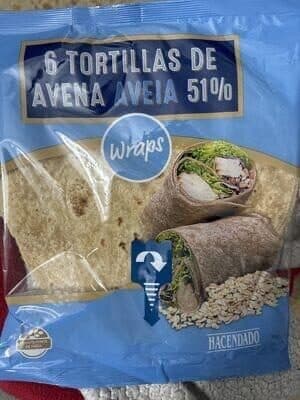 Tortillas de avena 51%