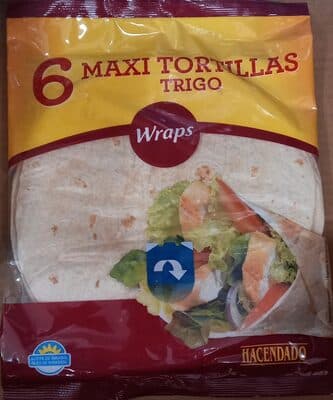 6 Maxi Tortillas Trigo Wraps