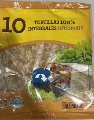 Tortillas de trigo integrales