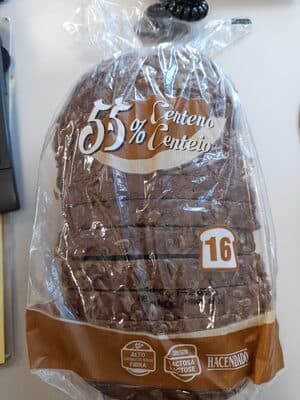 Pan de molde con 52% centeno