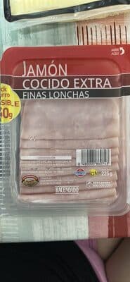 Jamón cocido extra finas lonchas
