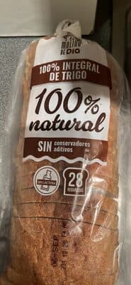 Pan de molde integral familiar