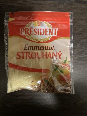 Strouhaný emental - PRESIDENT