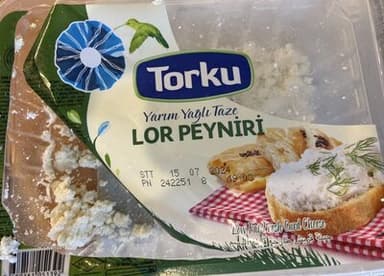 Yarım Yağlı Taze Lor Peyniri