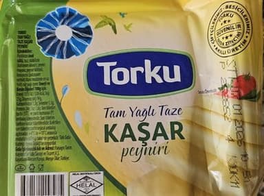 Kaşar Peyniri Tam Yagli