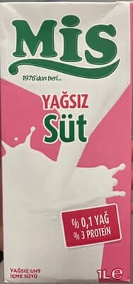 Yağsız Süt 0.1%