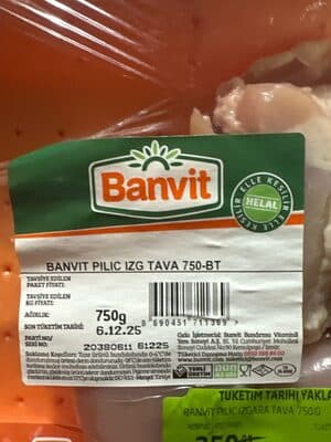 Banvit Piliç Izgara Tavuk