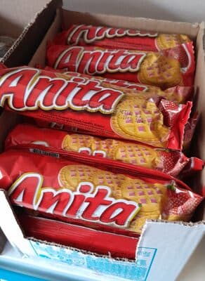 anita çilekli bisküvi