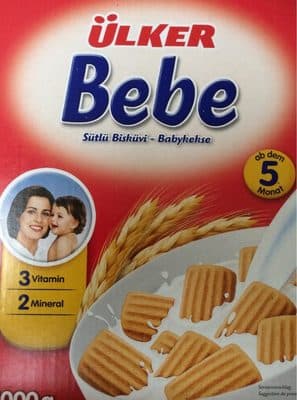Bebe Sütlü Bisküvi Babykekse