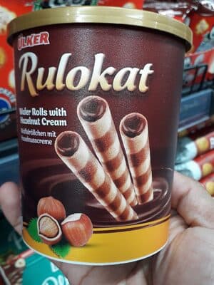Ulker Rulokat Wafer Rolls With Hazelnut
