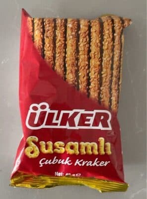 Susamlı çubuk kraker