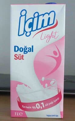 Yağsız UHT Içme Sütü