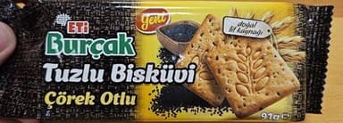 Çörek Otlu Tuzlu Bisküvi