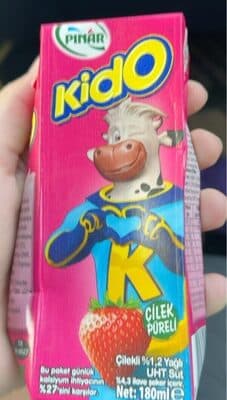 Pınar Kido süt 180 çilek
